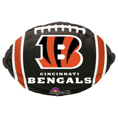 ANAGRAM Cincinnati Bengal Junior Shape Foil Balloon 74539